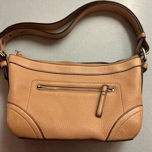 Tan Leather Shoulder Bag Coach 2008